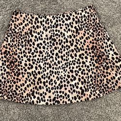 Princess Polly Cheetah Print Skirt Size 6