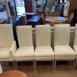 Vintage chairs dining room