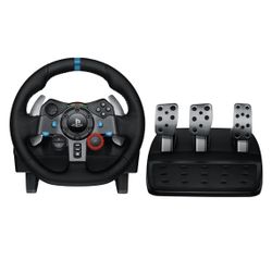 Logitech G G29 Racing System with Wheel and Pedals (PS5, Playstation, PC) With WRC 10 Game For PS 5