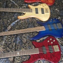 BEHS Bass Bajo Ibanez Schecter 4 5 6 String Guitars With Eq Active