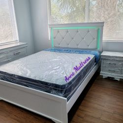 NEW QUEEN MATTRESS AND BOX SPRING 😉 100% QUALITY & CONFORM 👌
