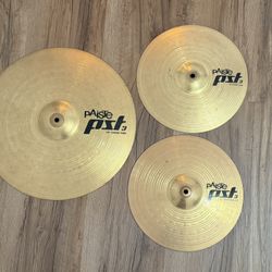 Paiste PST 3 Hi-hats & Crash Ride Set