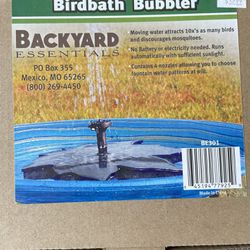 Solar Birdbath Bubbler