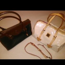 Dooney & Bourke purse LOT. Shoulder bag, handbag. Designer purses. Vintage. ALL Weather Leather