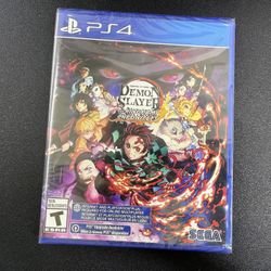 Demon Slayer Kimetsu No Yaiba for PS4 & PS5 BRAND NEW SEALED. 