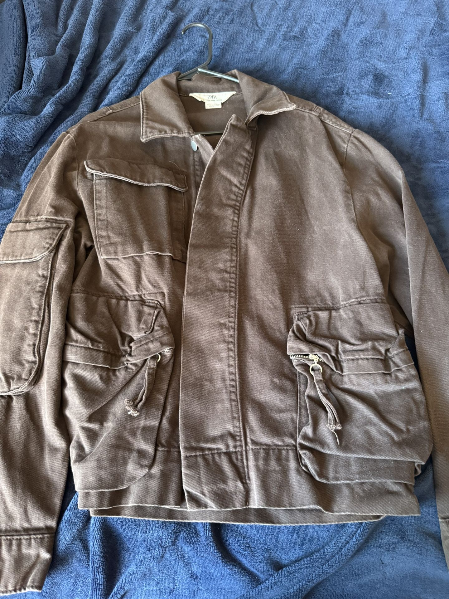 Zara Denim Jacket Mens Medium