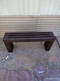 Handmade bench