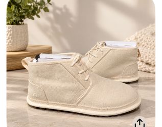 UGG Tasman Lace Up in cream & tan #tasman #laceup size 9 woman’s new no box