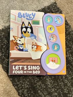 Bluey: Let's Sing Four in the Bed Sound Board Book