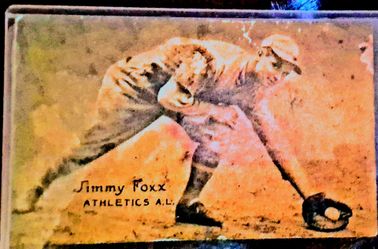 1926-29 Exhibits Jimmie Foxx RC Philadelphia Athletics