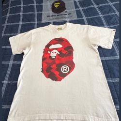 Bape red Shirt