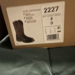 Red wing cowboy work boots