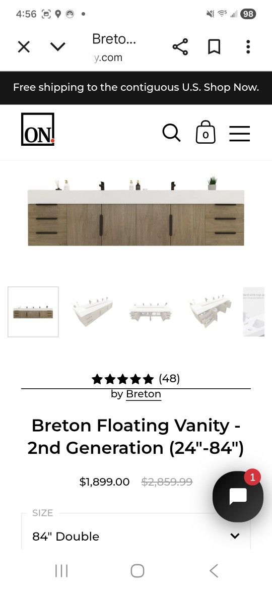 New 2 Generation Floating Vanity 