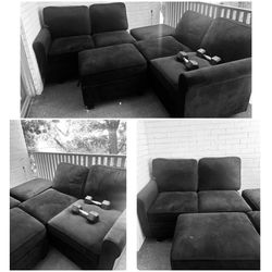 Black couch