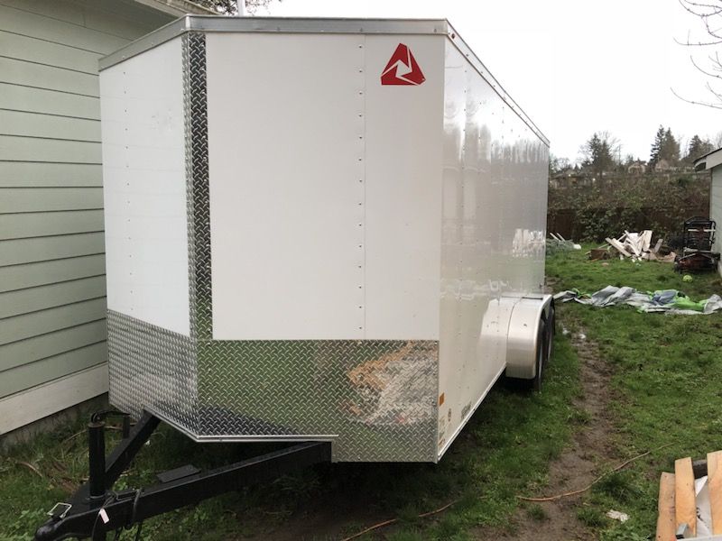 Enclosed 16’ Wells Cargo Trailer