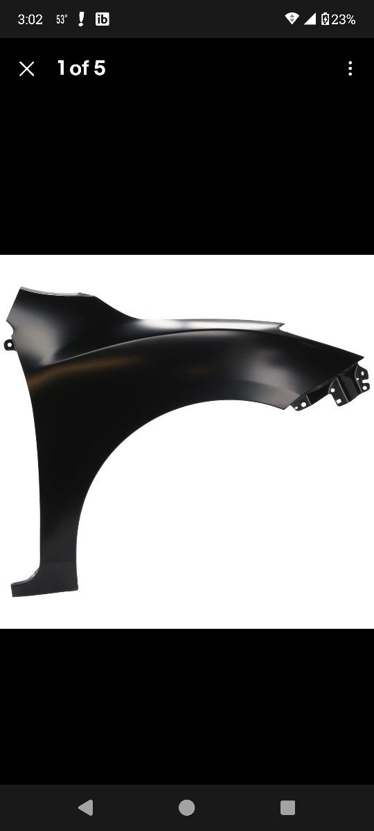 2011 Mazda 3 Fender Panel
