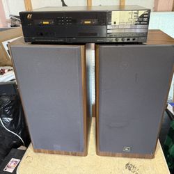 Jbl LX44 Speakers And Sansui D
