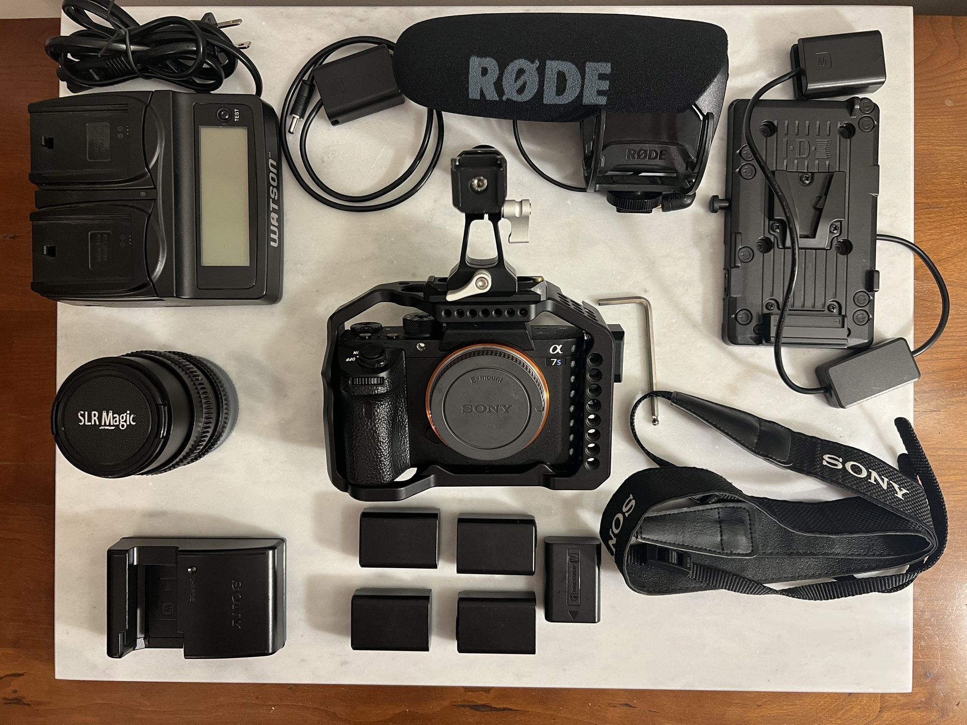 Sony A7s II Full frame Mirrorless Camera Filmmaking Kit + SLR Magic 35mm lens + More
