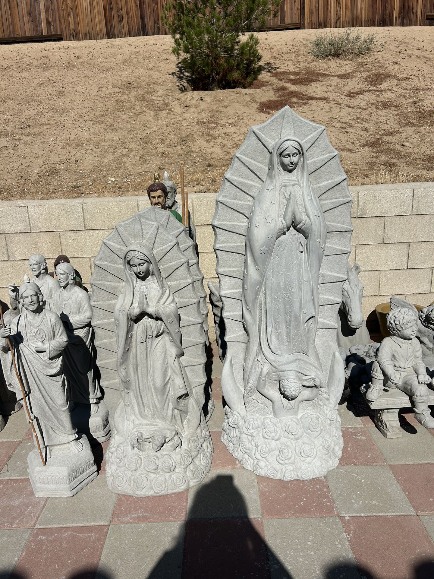 New Virgin Of Guadalupe Made Out Of Cement