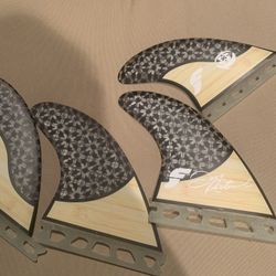 Rasta Quad Surfboard Fins