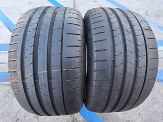 2 USED TIRES PIRELLI 235/35/20