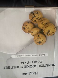 2 large flat cookie sheets
