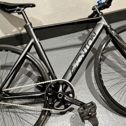 AVENTON Mataró  Track Bike Fixed Gear Black On Black Size S/M Complete Bike For Steal 