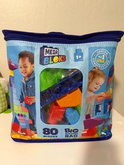 Mega Bloks 80-Piece Big Building Bag