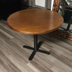 Round Wood Dining Table