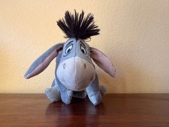 🫏 New Eeyore Disney Mini Beanbag Plush Stuffed Animal from Winnie the Pooh