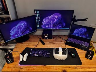 Gaming setup without laptop or vr