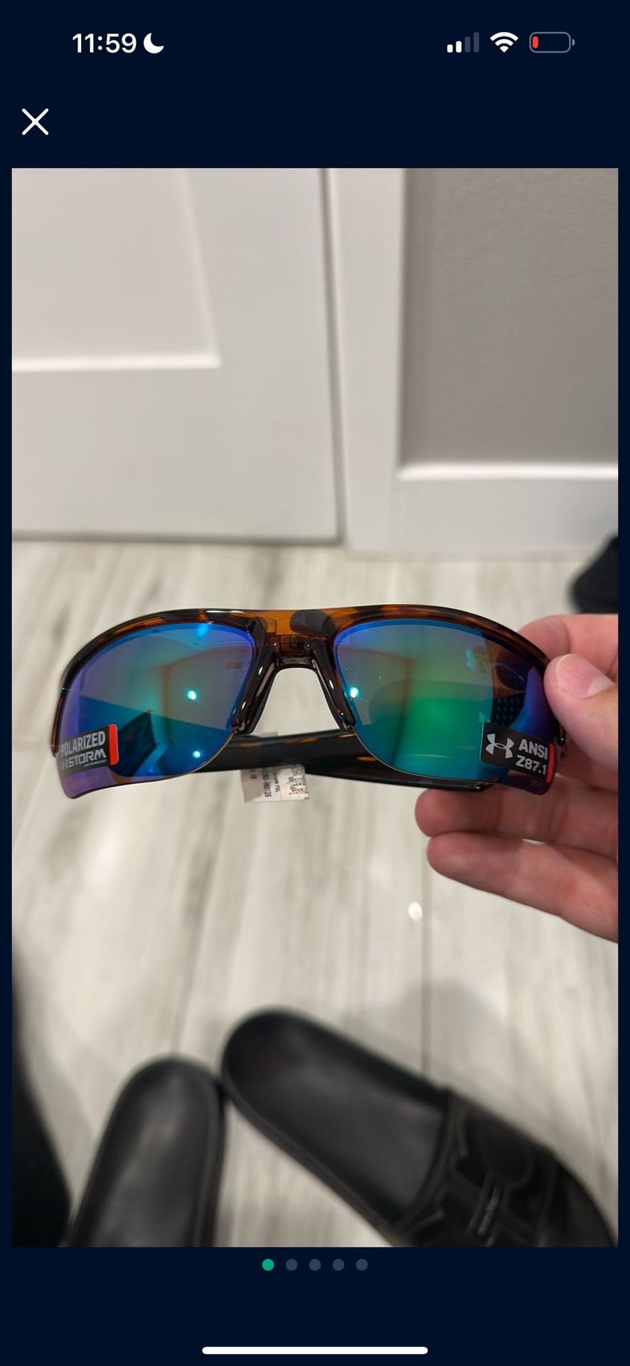 Brand New With Tags Mens Under Armour Polarized Sunglasses