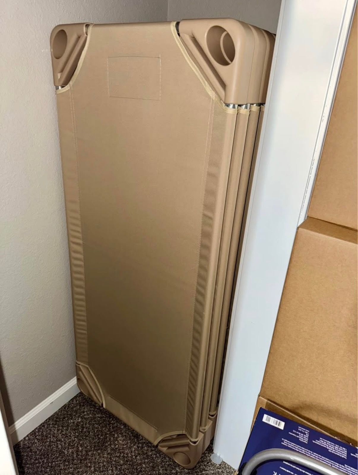 Daycare Stackable Cots with Muslin Cloth Sheets Included