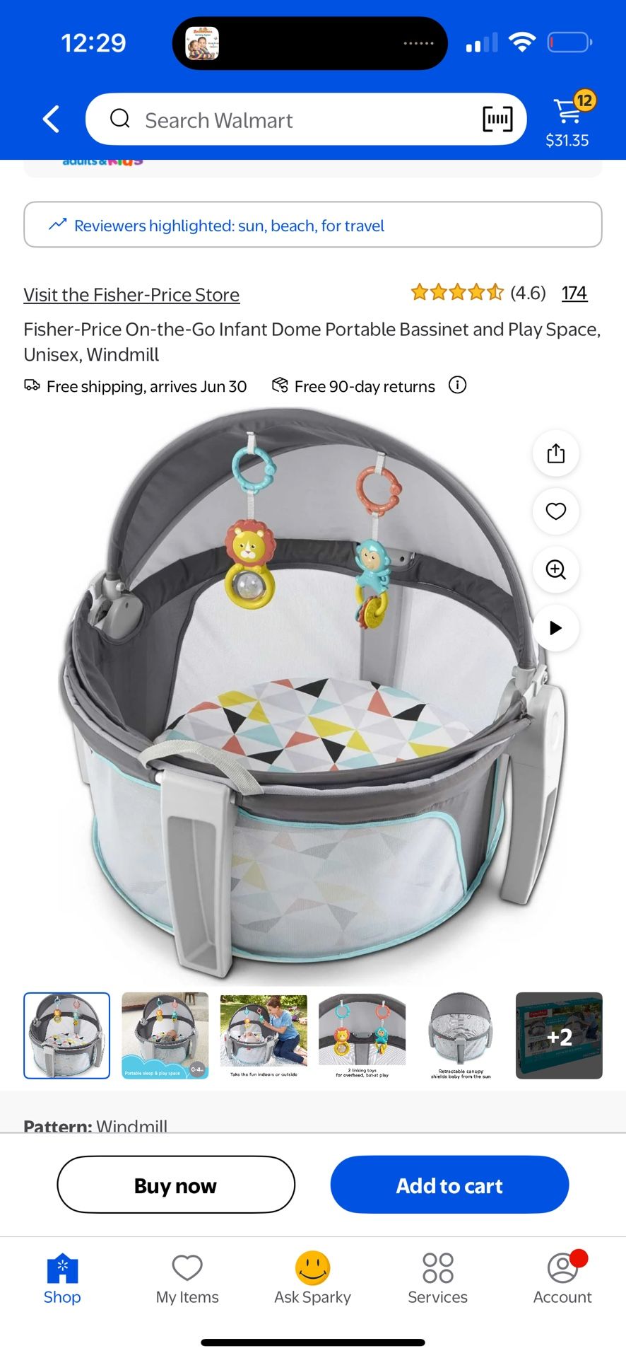 On the go Bassinet