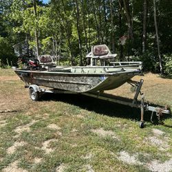 14’ 1996 Crestliner Jon Boat