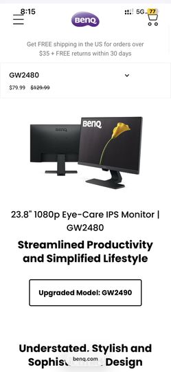 Ben Q Monitor 24 Inch