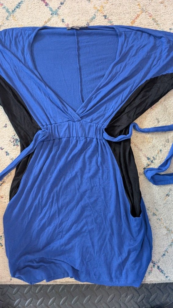 Forever 21 Blue And Black Dress
