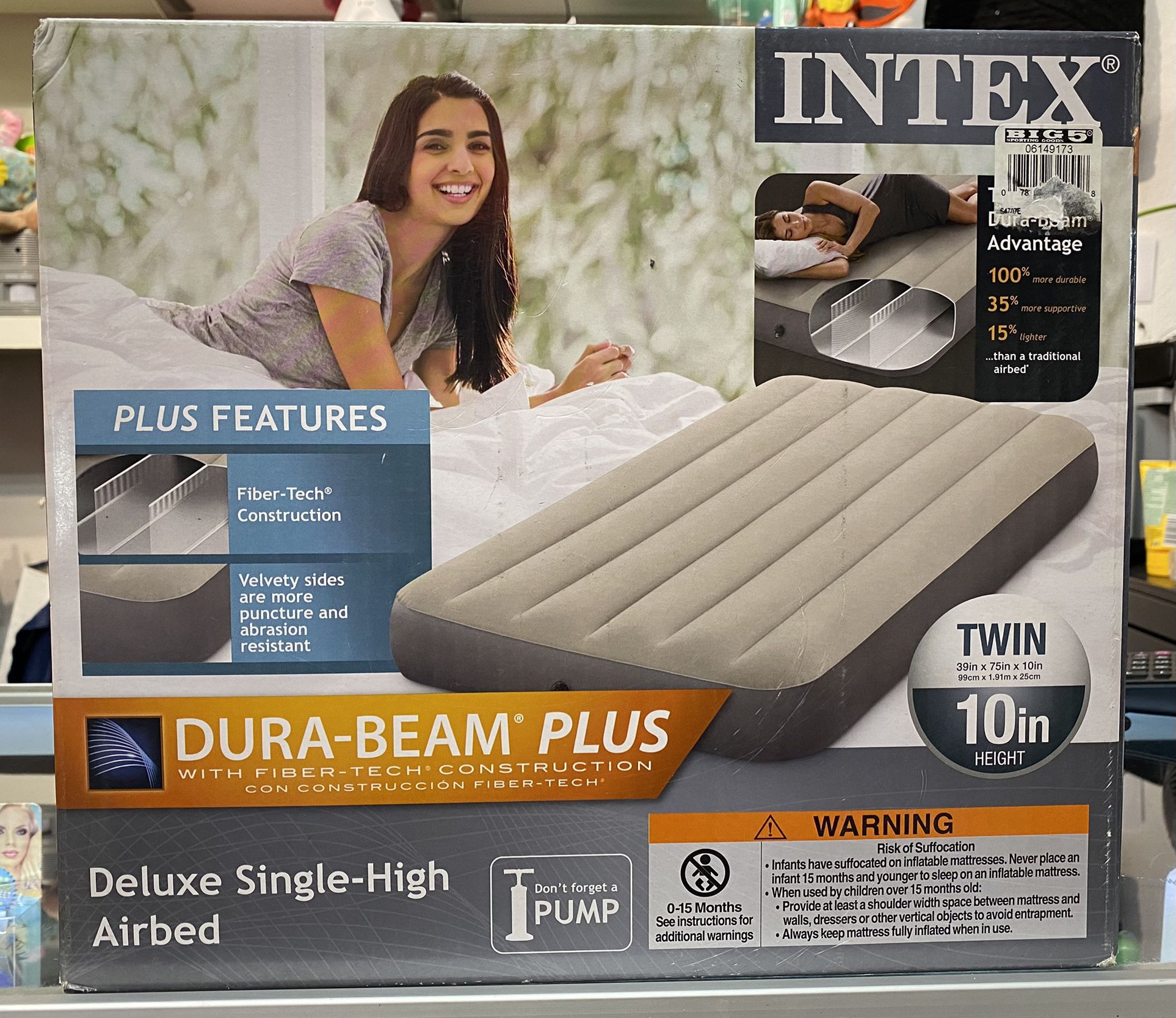 Inflatable Twin Bed Dura-Beam Plus