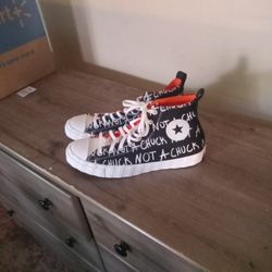 Hi I HAVE  US 11.5 Converse  Not A Chuck Black Shoe Never Have Been Worn