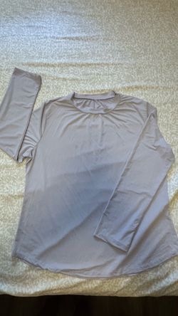 Light Gray Long Sleeve Shirt