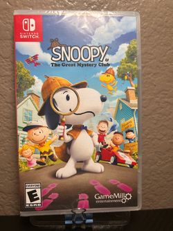 Hey, it’s never been used I’m asking$30 for Snoopy & The Great Mystery Club for the Nintendo switch. It’s brand new.
