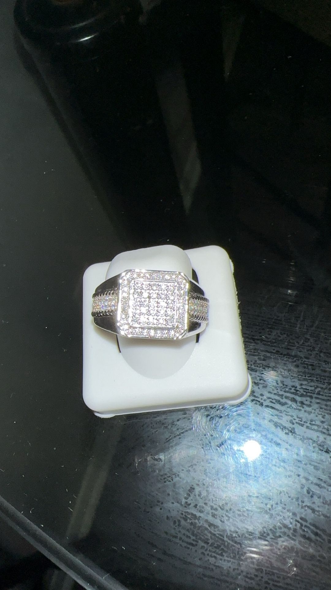 Size 10 Men’s Moissanite Ring  