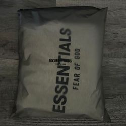 Essentials hoodie grey large