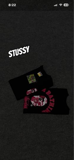 2 bape shirts for 50