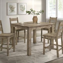 Brand new counter height table set