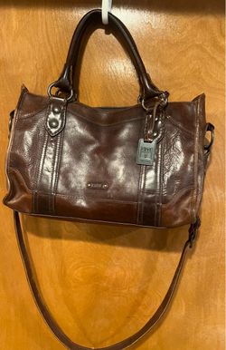Frye Brown Leather Satchel Bag