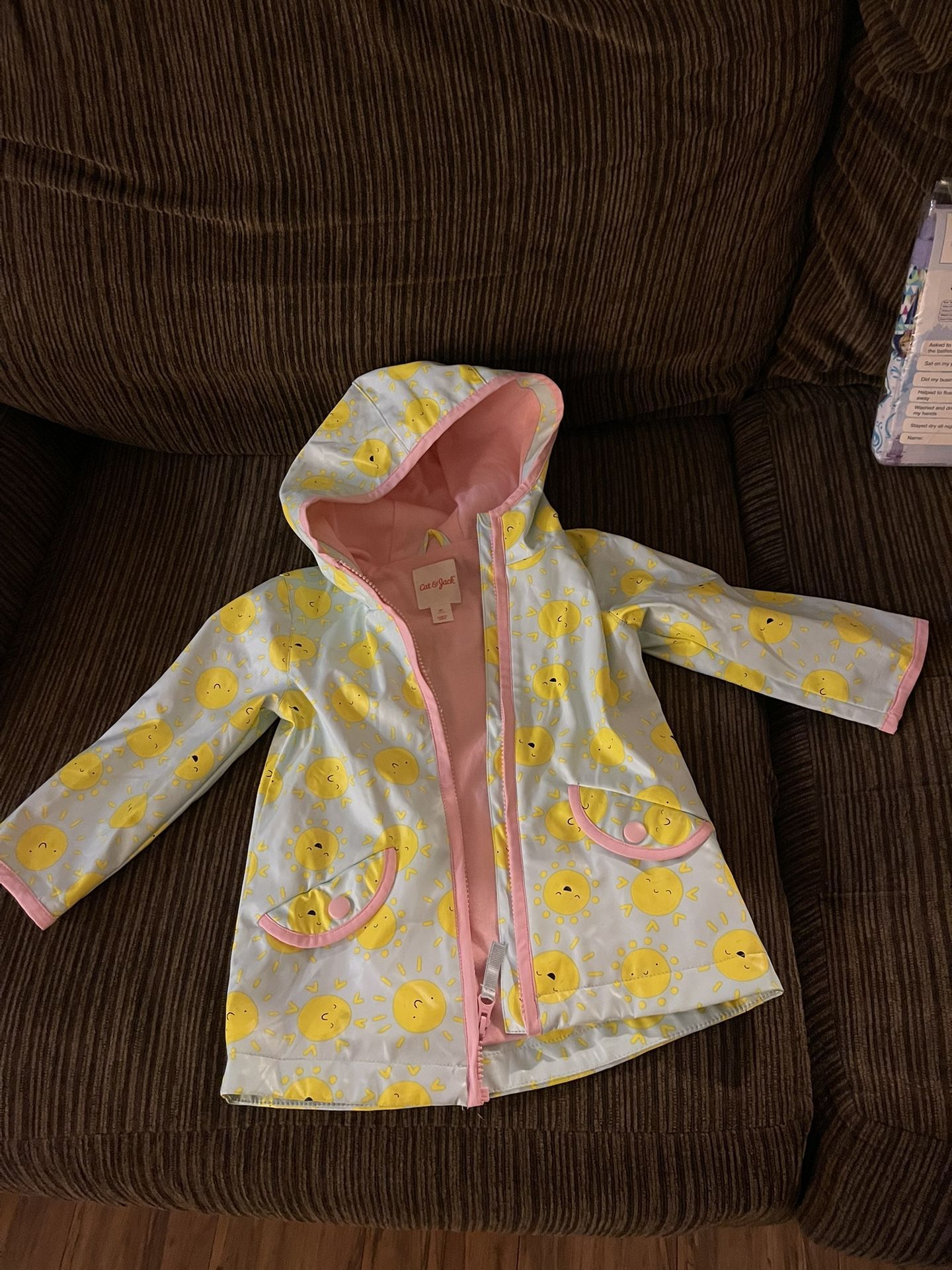 Cat & Jack Lined Raincoat Size 2T