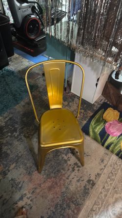 IKEA gold chair