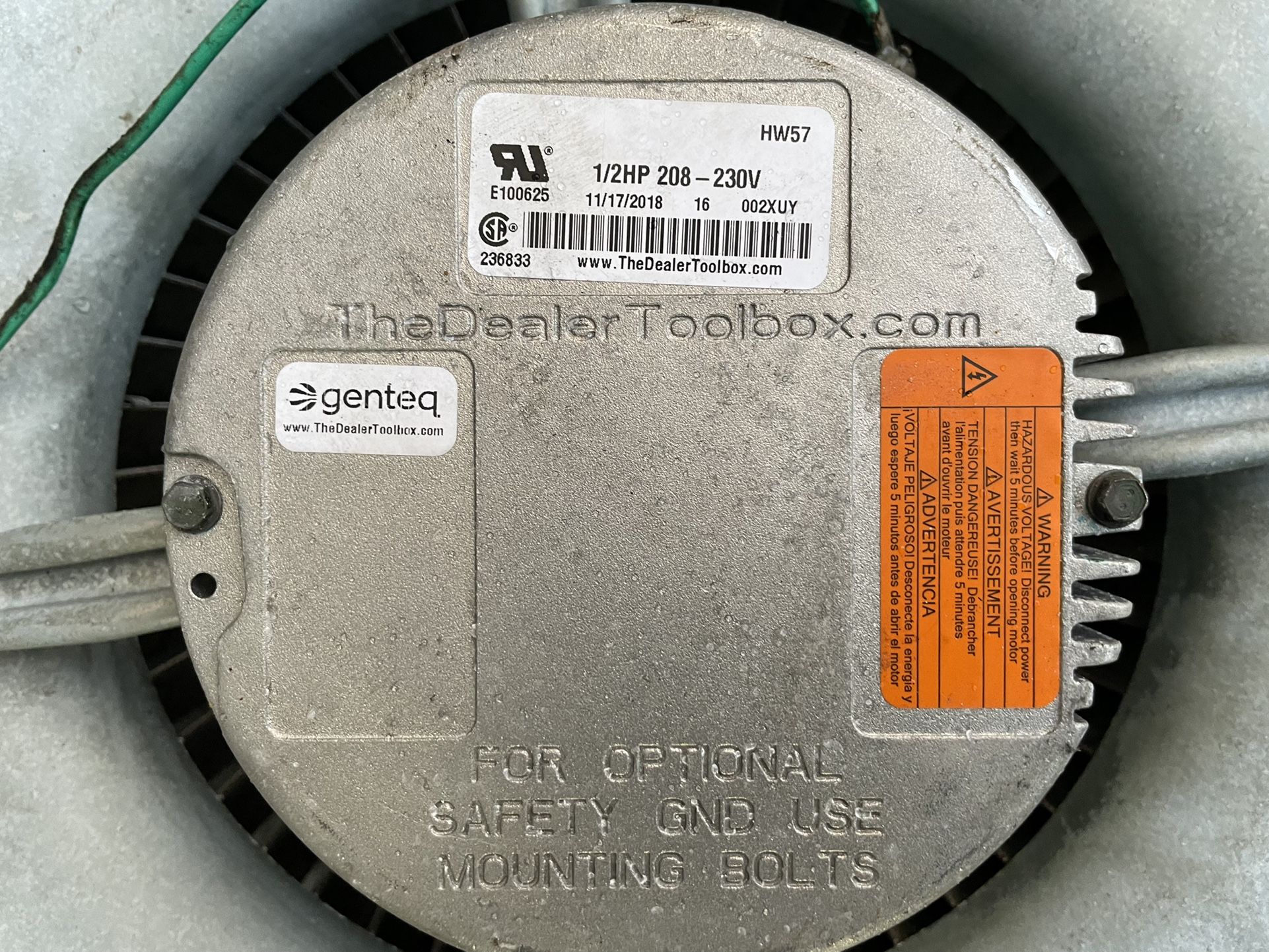 1/2 H/p X 13 Blower Motor $150