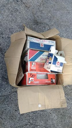 Old stock oil and 4x air filter for 76 Chevy van or...